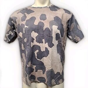 Acne Studios Brown Niagara T PR PSS17 Camoflauge T-Shirt Size Medium‎ RN 131738